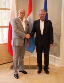 Entrevue de Jean Asselborn et Zbigniew Rau, ministre des Affaires étrangères de la Pologne