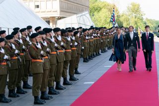 Arrival of the members of the Grand Ducal family