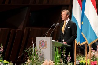 HRH the Grand Duke during his speech