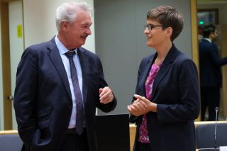 Jean Asselborn, ministre des Affaires étrangères et européennes; Anna Lührmann, ministre adjointe chargée des Affaires européennes de l’Allemagne