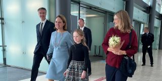 (fr. l. to r.) Jacques Brosius, Ministry of Family Affairs, Integration and the Greater Region, Corinne Cahen, Minister for Family Affairs and Integration, n.c., HRH the Hereditary Grand Duchess