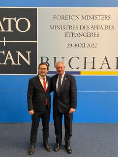 (left to right) Niku Popescu, Minister of Foreign Affairs and European Integration of Moldova;  Jan Asselborn, Minister of Foreign Affairs and European Affairs