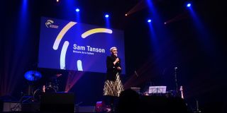 Sam Tanson à la remise des Lëtzebuerger Musekspräisser 2022