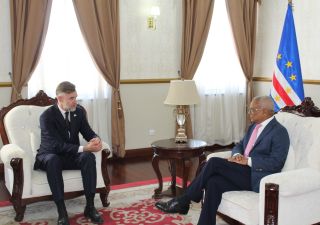 Entrevue avec le président du Cabo Verde, José Maria Neves