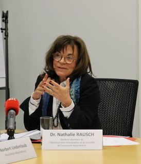Dr Nathalie Rausch, medical director of the State Office for Assessment and Monitoring of the long-term care insurance