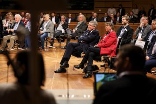 (de g. à dr.) François Bausch, Vice-Premier ministre, ministre de la Mobilité et des Travaux publics ; Lydie Polfer, bougmestre de la Ville de Luxembourg
