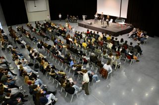 Présentation du Théâtre de prévention contre le sexisme en présence de 300 élèves