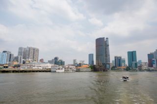 Rivière Saïgon – Tour en bateau - Échange avec un groupe d’experts quant aux répercussions du changement climatique sur les moyens de subsistances, l’écosystème et Hô Chi Minh-Ville