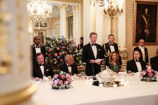 Dîner de gala offert par LL.AA.RR. le Grand-Duc et la Grande-Duchesse en l'honneur du couple présidentiel, en présence de S.A.R. le Grand-Duc héritier – Discours de S.A.R. le Grand-Duc