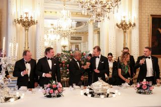 Dîner de gala offert par LL.AA.RR. le Grand-Duc et la Grande-Duchesse en l'honneur du couple présidentiel, en présence de S.A.R. le Grand-Duc héritier – Toast