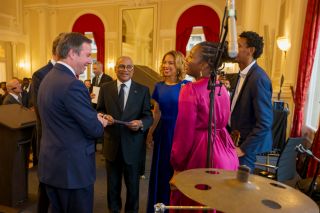 Cercle Cité – Empfang ausgerichtet vom Präsidenten der Republik Cabo Verde und Débora Katisa Morais Brazão Carvalho, First Lady der Republik Cabo Verde