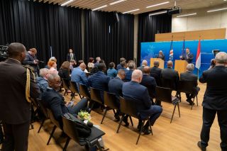 Luxembourg Learning Center – Salle Ellipse – Conférence de presse conjointe