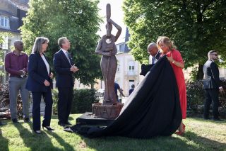 Private programme - Place du Parc in Bonnevoie - Unveiling of the Sodade sculpture