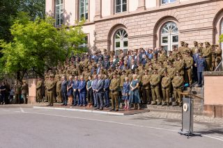Fête nationale 2023: cérémonie militaire à Diekirch