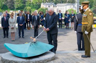 Monument national de la Solidarité luxembourgeoise – Ranimation de la flamme