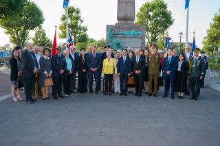 Journée commémorative en souvenir des volontaires luxembourgeois et soldats de l’ONU ayant servi en Corée – Photo de groupe