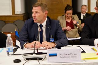 Hanno Pevkur, Minister of Defence of the Republic of Estonia