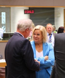 Jean Asselborn; Nancy Faeser, ministre fédéral de l'Intérieur de l'Allemagne