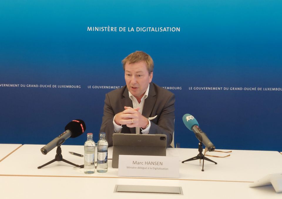 Marc Hansen, ministre délégué à la Digitalisation