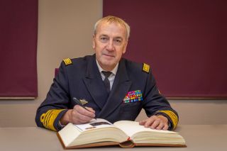 Amiral Michel Hofman, chef de la Défense belge