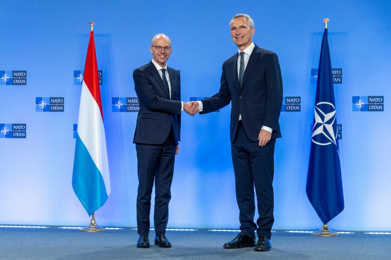 Luc Frieden on a working visit with the NATO Secretary General and the ...