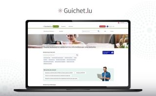 Illustration de la homepage de Guichet.lu