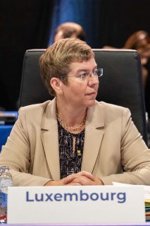 Martine Deprez, ministre de la Santé et de la Sécurité sociale