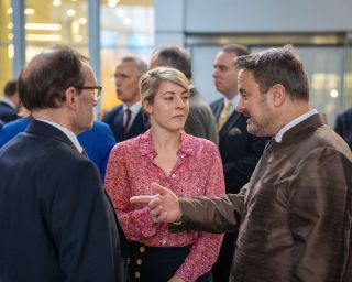(fr. l. to r.) Mélanie Joly, minister of Foreign Affairs; Xavier Bettel, minister for Foreign Affairs and Foreign Trade, minister for Development Cooperation and Humanitarian Affairs