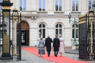 I.I.K.K.H.H. der Großherzog und die Großherzogin und I.I.M.M. der König und die Königin der Belgier 