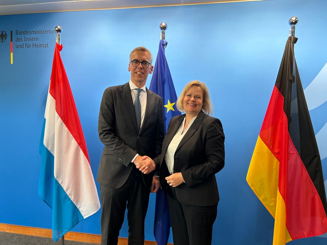 Léon Gloden Zu Austausch Mit Nancy Faeser In Berlin - Ministère Des ...