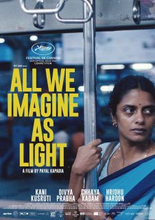 Affiche du film primé "All we imagine as light" au 77e Festival de Cannes