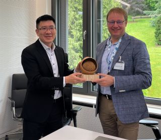 (from left to right) Benjamin Koh, Deputy Secretary (Ministry of Sustainability and the Environment (MSE), Singapore); Patrick Majerus, Head of the Radiation Protection Division of the Health Directorate