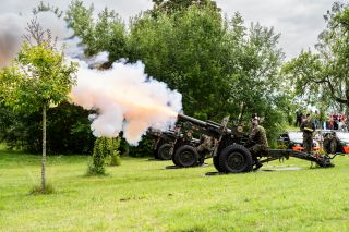 Cannon blasts at the Fetschenhaff