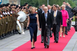 Luc Frieden, Prime Minister, and spouse