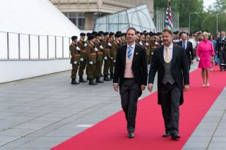 Xavier Bettel, Deputy Prime Minister, Minister for Foreign Affairs and Foreign Trade, Minister for Development Cooperation and Humanitarian Affairs, and spouse
