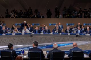 Walter E. Washington Convention Center - Sommet de l'OTAN - Réunion des chefs d'État et de gouvernement - Tour de table - Vue générale