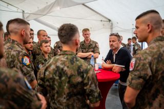 Visit to the Cincu military camp
