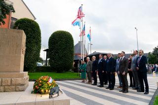 Cérémonie commémorative lors du 80e anniversaire de la libération de Pétange, le 9 septembre 2024