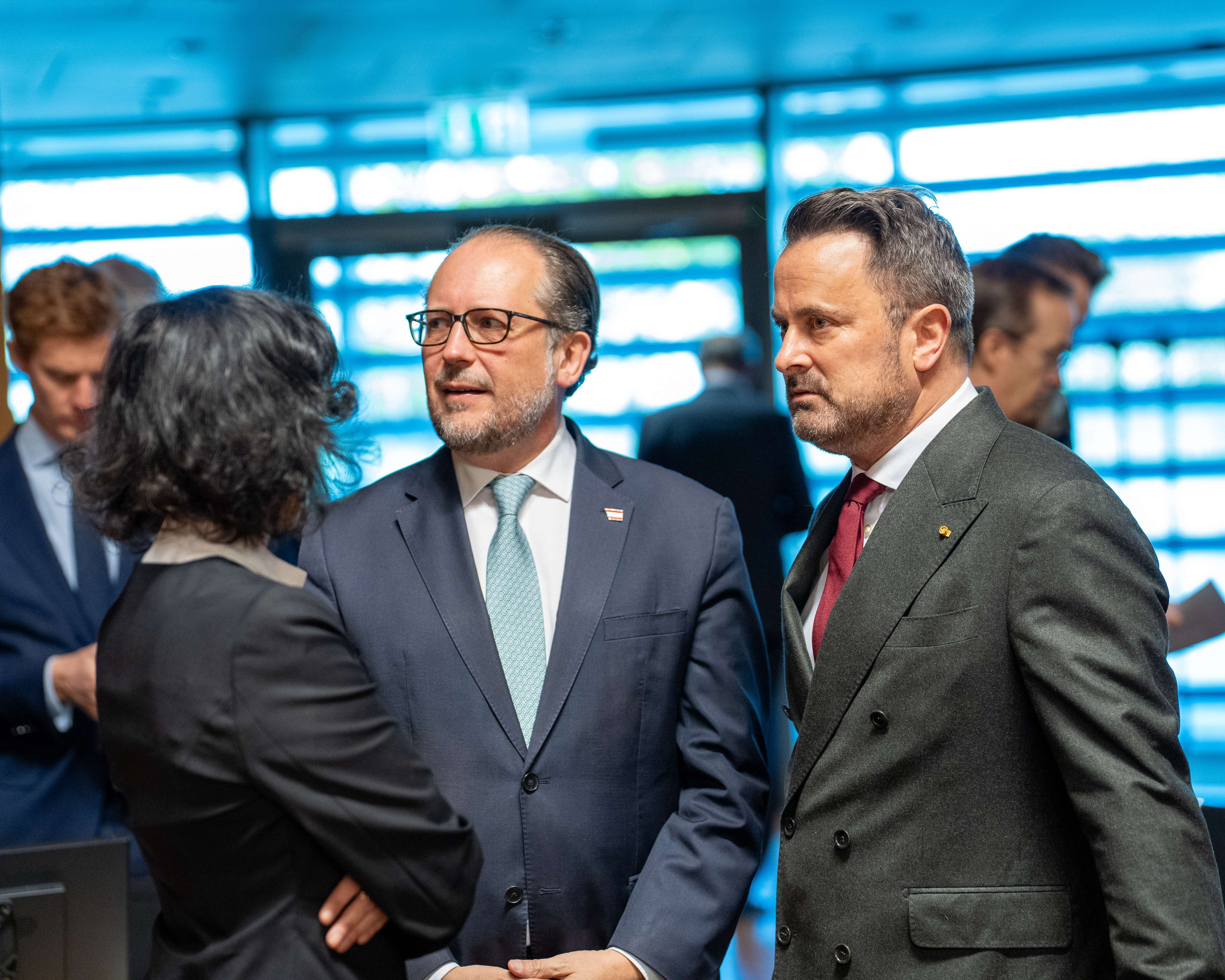 Xavier Bettel et Yuriko Backes au Conseil 