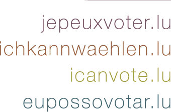 Campagne "inscription des non-Luxembourgeois sur les listes électorales dans le cadre des élections européennes de 2014"