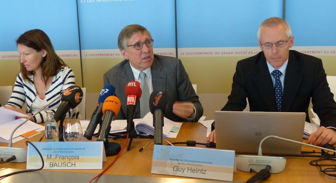 Josiane Pauly, François Bausch, Guy Heintz