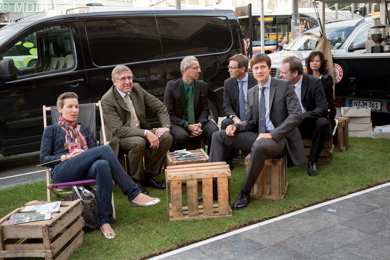 Sam Tanson, François Bausch, Steve Arendt, Marc Wengler, Gilles Dostert, Marc Hoffmann, Claudia Monti