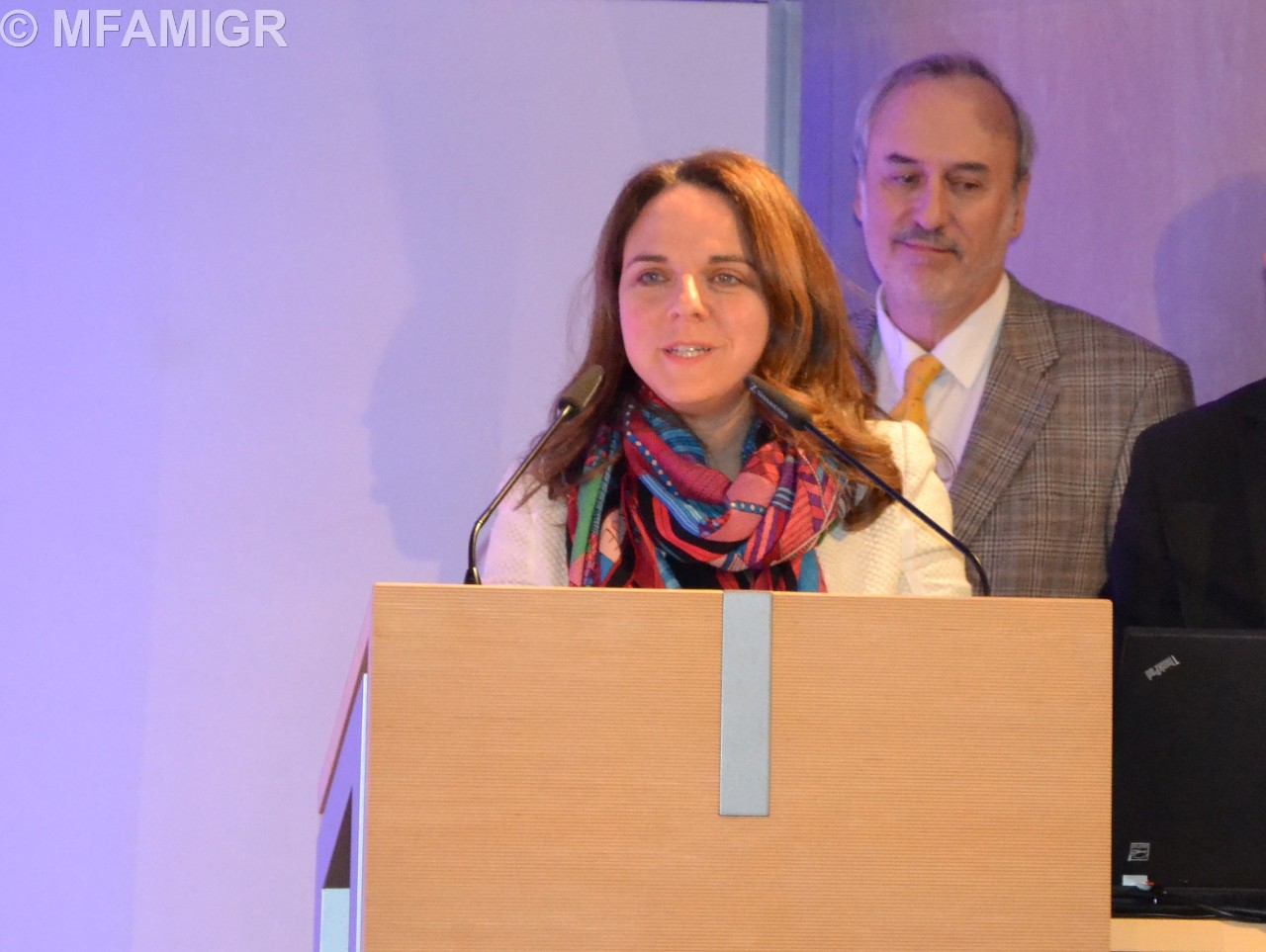 Corinne Cahen à la conférence "Coordonner les projets socio-éducatifs personnalisés"