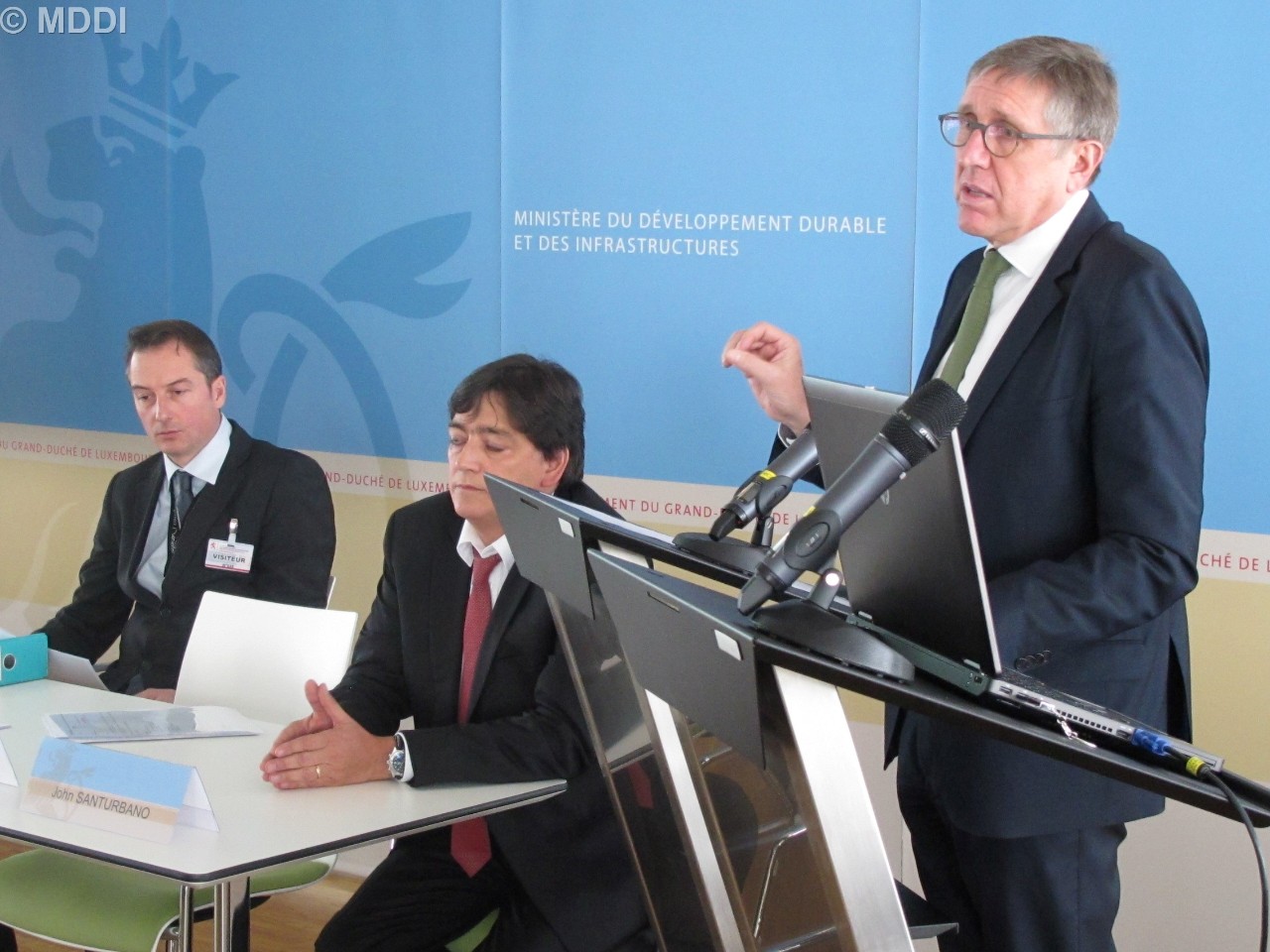 Thierry Hirtz, John Santurbano, François Bausch
