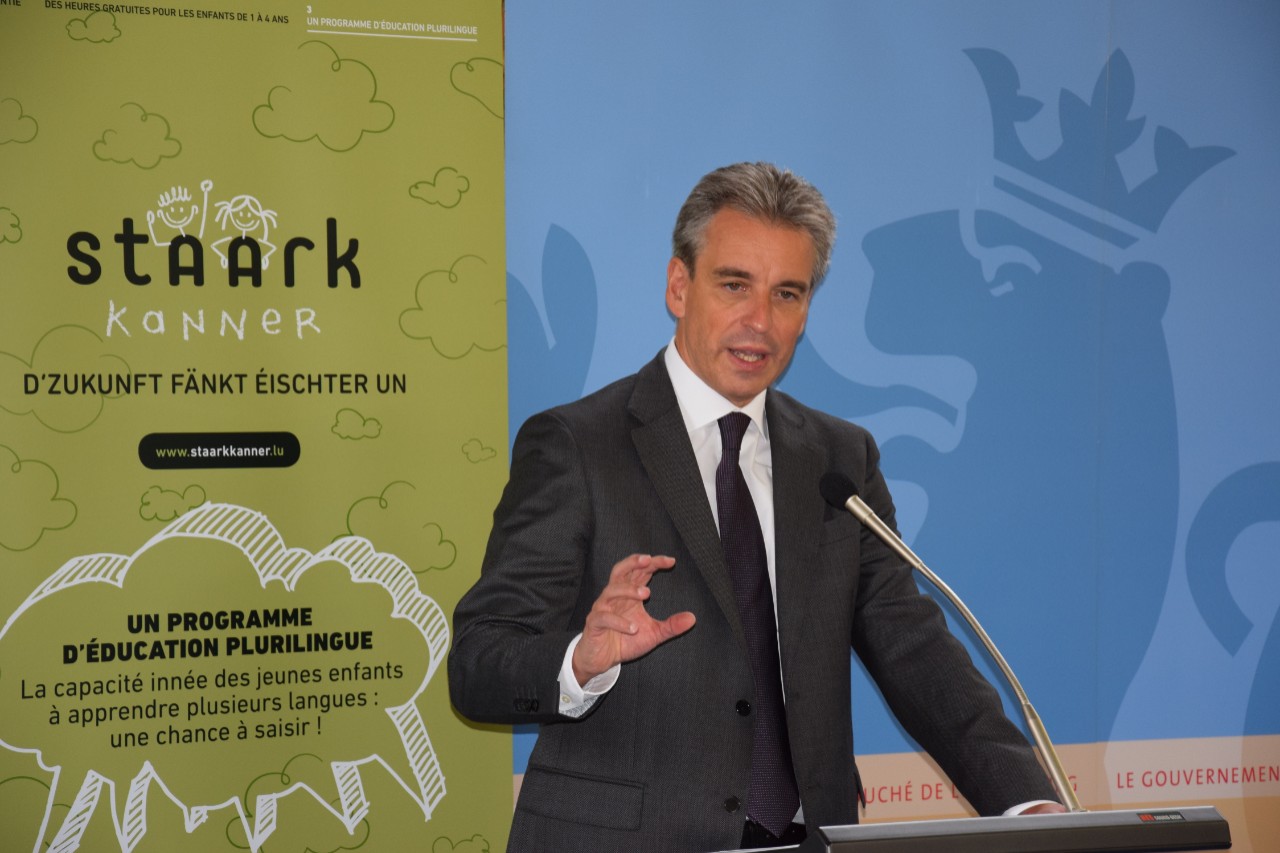 Claude Meisch, ministre de l'Éducation nationale, de l'Enfance et de la Jeunesse