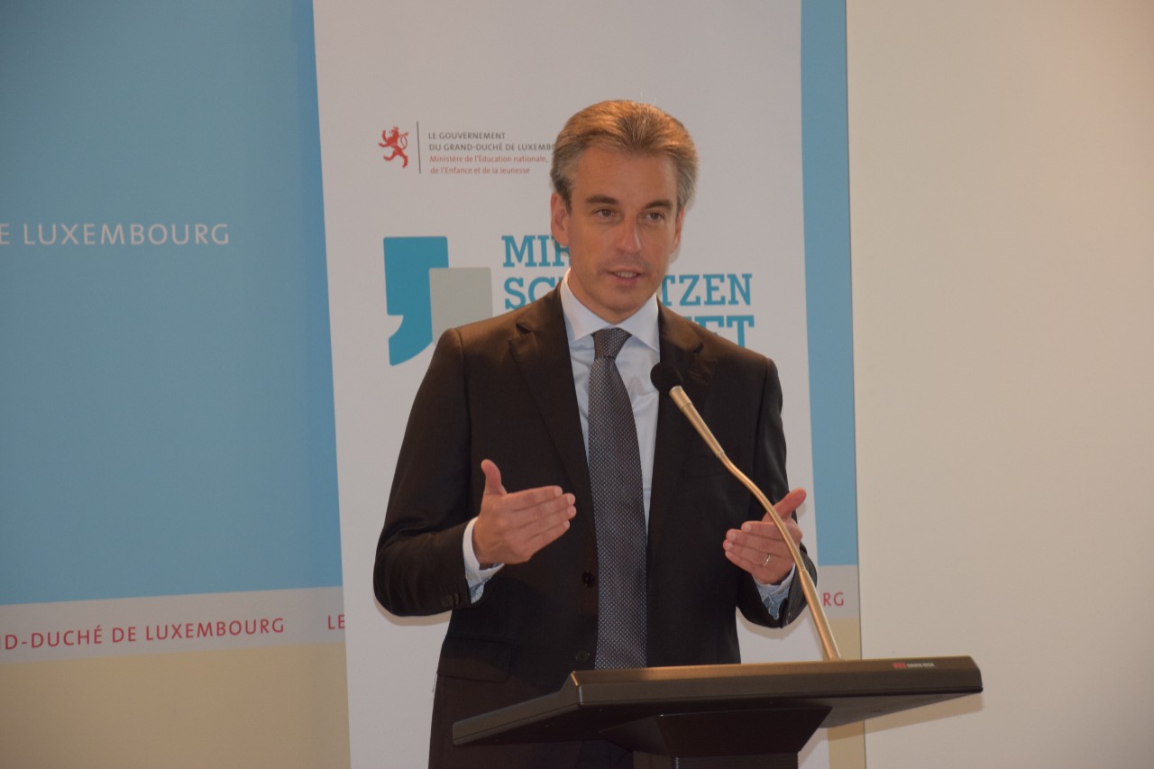 Claude Meisch, ministre de l'Éducation nationale, de l'Enfance et de la Jeunesse