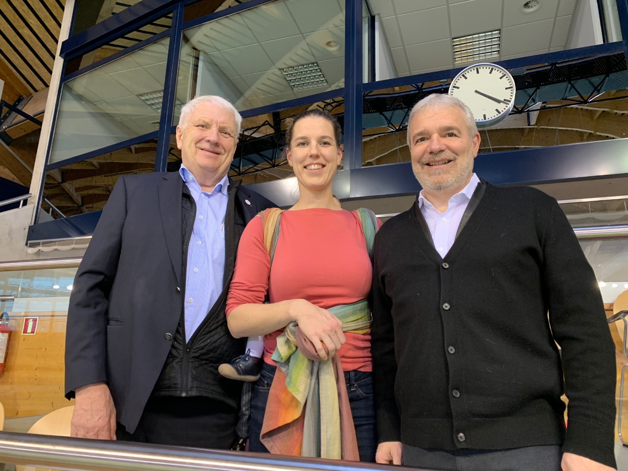 Dan Kersch avec Stéphanie Empain et Svein Arne Hansen