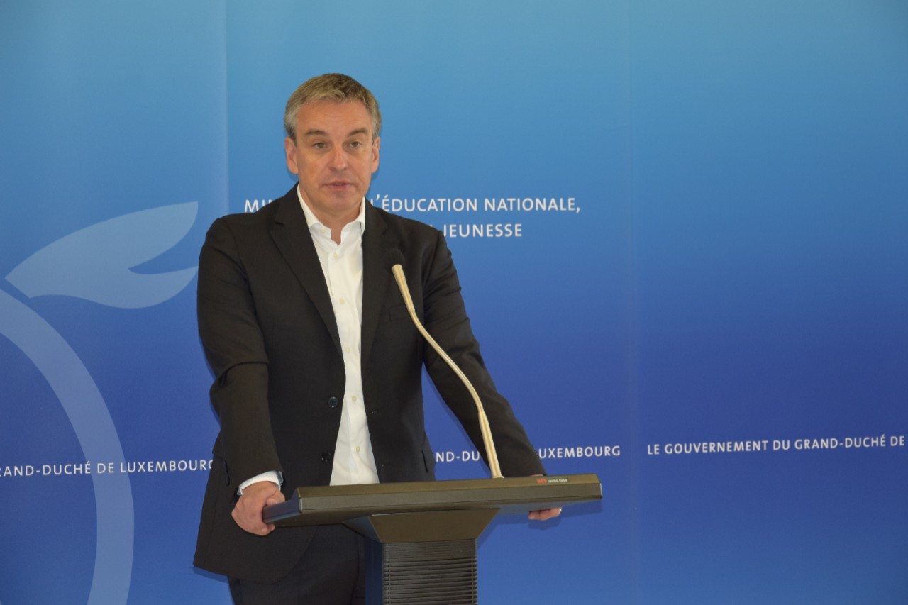 Claude Meisch, ministre de l'Éducation nationale, de l'Enfance et de la Jeunesse