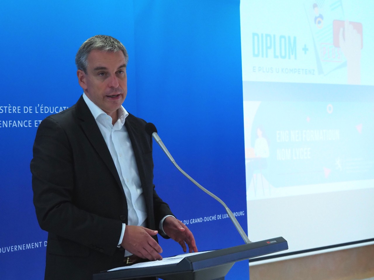 Le ministre de l’Éducation nationale, de l’Enfance et de la Jeunesse, Claude Meisch.