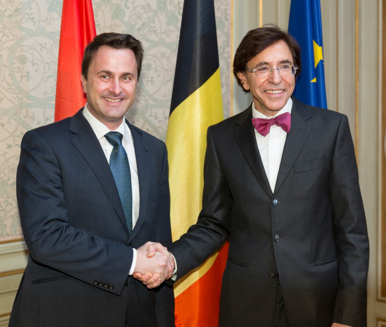 Xavier Bettel et Elio Di Rupo